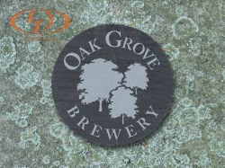 3.94" Real Slate Coaster