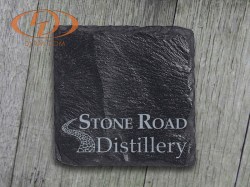 3.94"x3.94" Real Slate Coaster